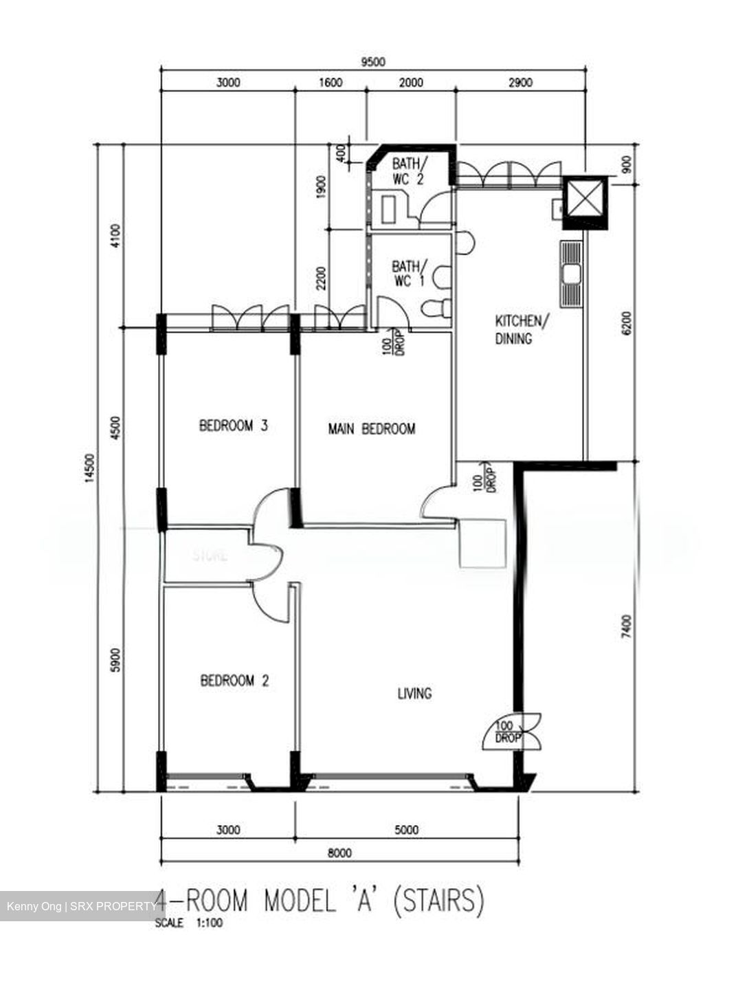 Blk 118 Sunset Way Residence (Clementi), HDB 4 Rooms #563499121